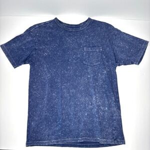 Women's size small oversize loose fit vintage T shirt tee dark blue old navy EUC